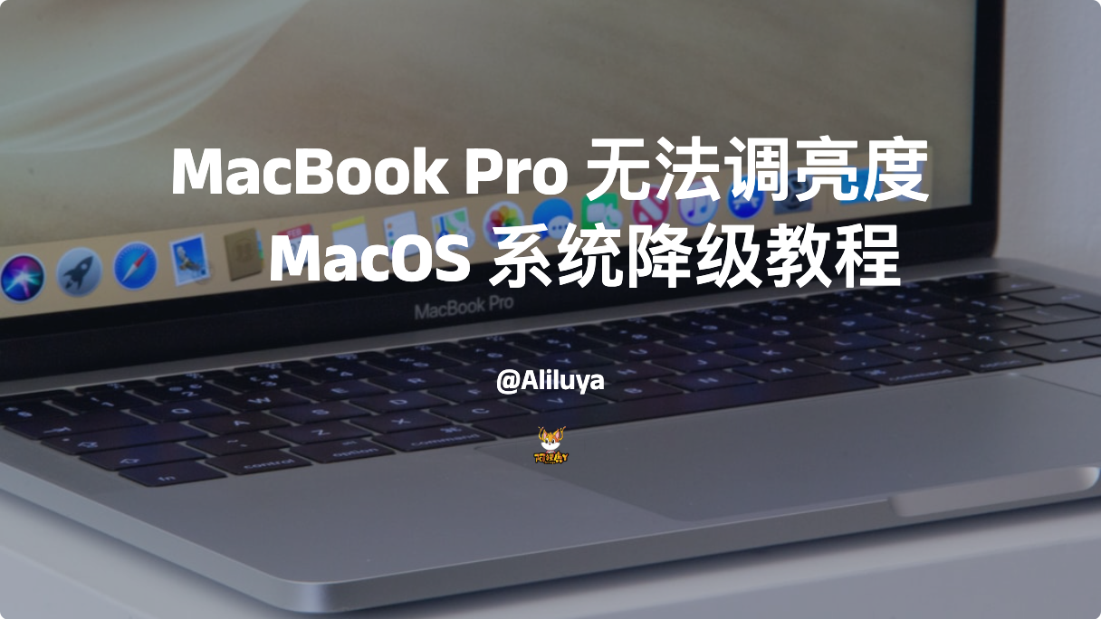 MacBook Pro 无法调亮度 MacOS 系统降级教程